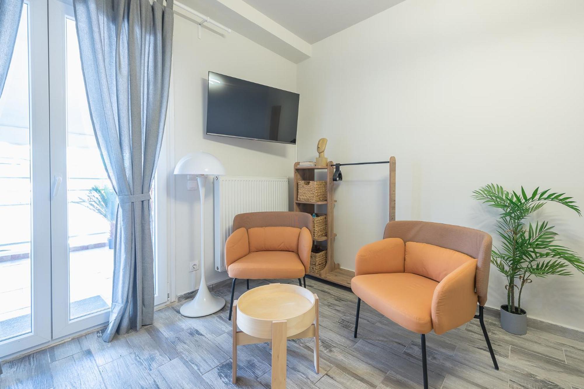 Sunny Studio With Starlight Balcony Athene Buitenkant foto