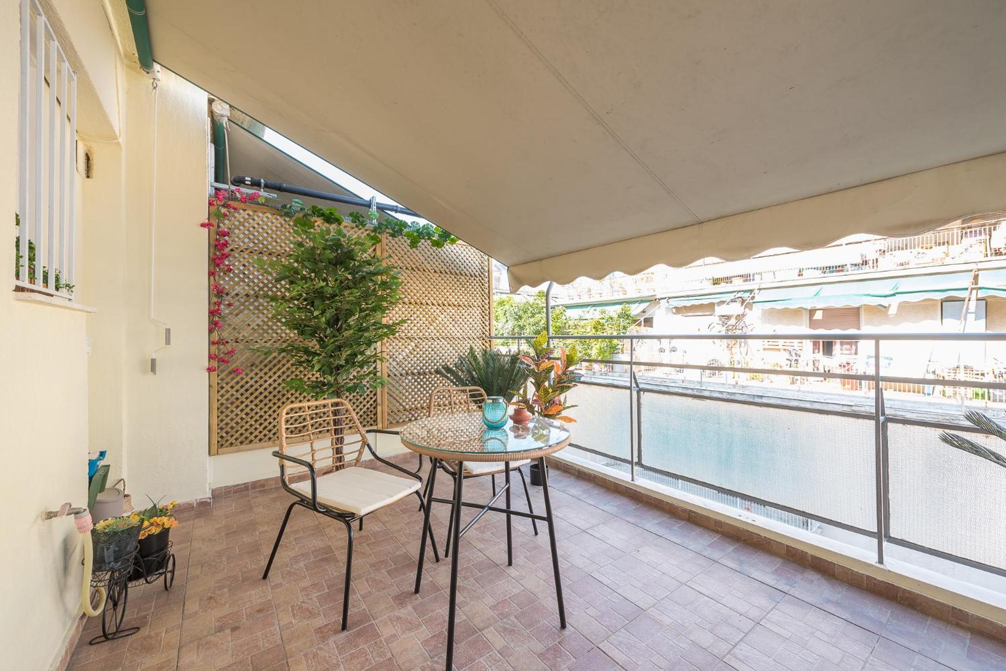 Sunny Studio With Starlight Balcony Athene Buitenkant foto