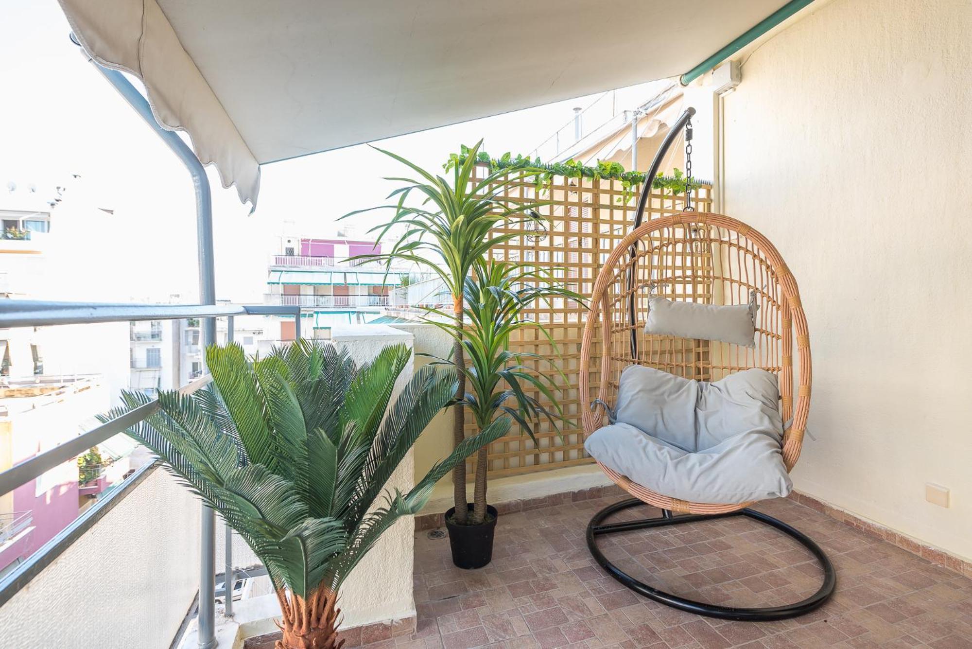 Sunny Studio With Starlight Balcony Athene Buitenkant foto