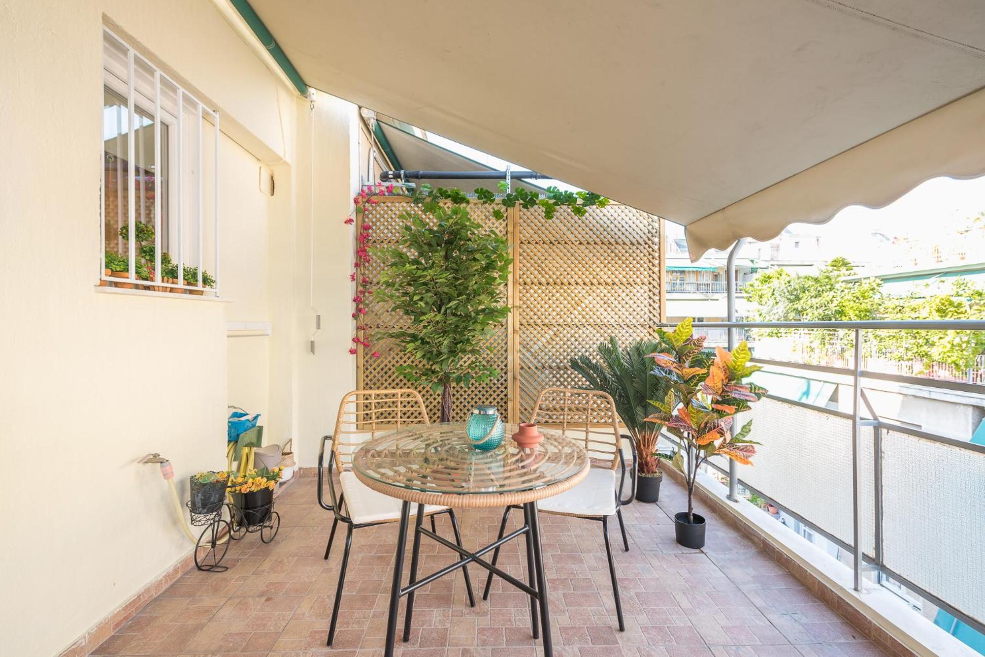 Sunny Studio With Starlight Balcony Athene Buitenkant foto