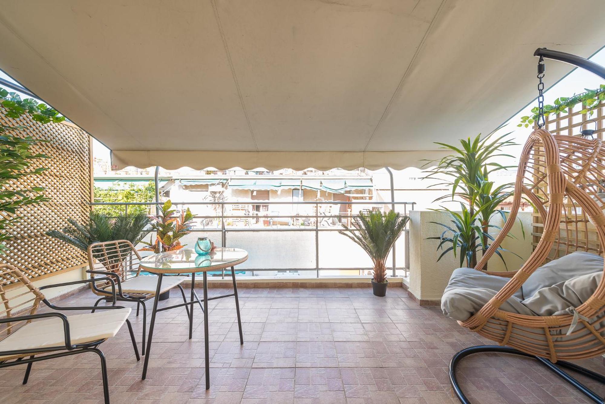 Sunny Studio With Starlight Balcony Athene Buitenkant foto